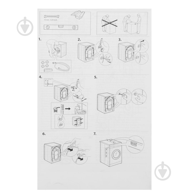 Стиральная машина Indesit OMTWSA 61053 WK EU - фото 11