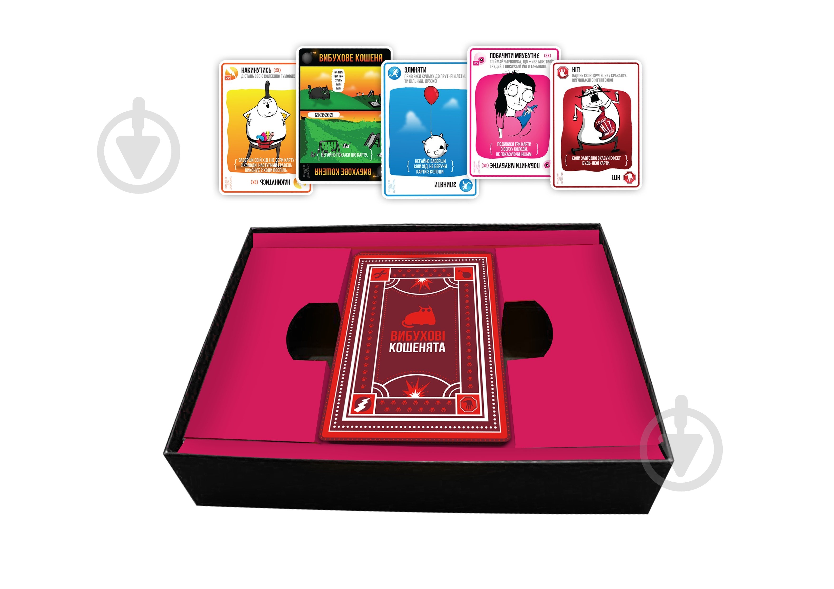 Игра настольная ROZUM Взрывные котята: Взрослая версия 18+ EKIEK02UA - фото 3