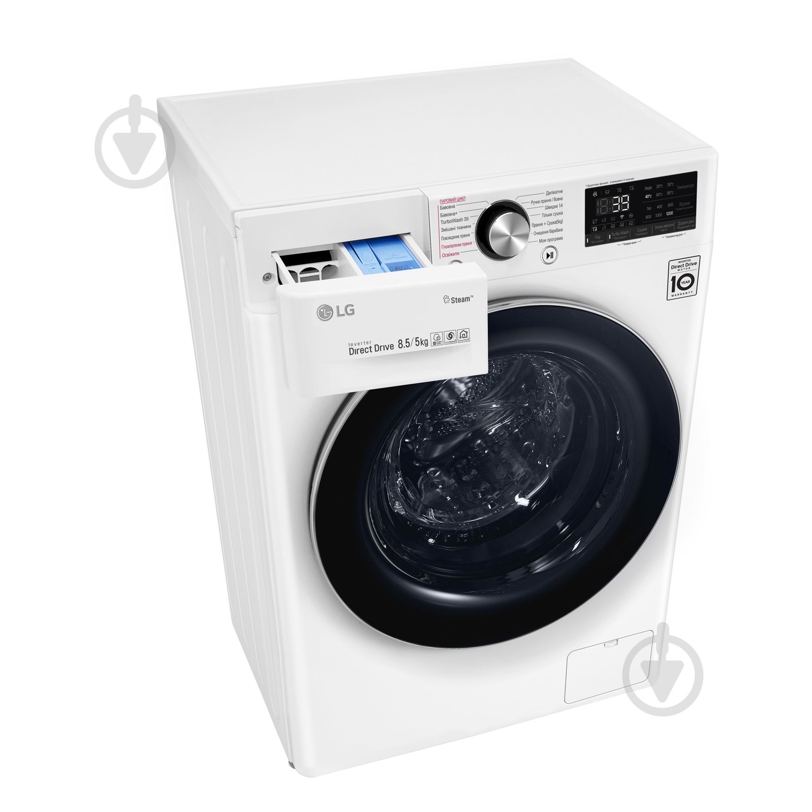 Пральна машина із сушкою LG F2V9GC9W - фото 7