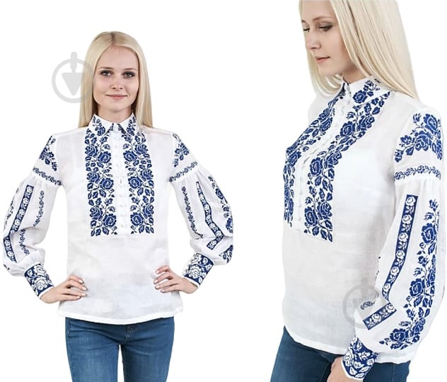 Вышиванка Эдельвика р. 50 белый 210-15/09 - фото 1