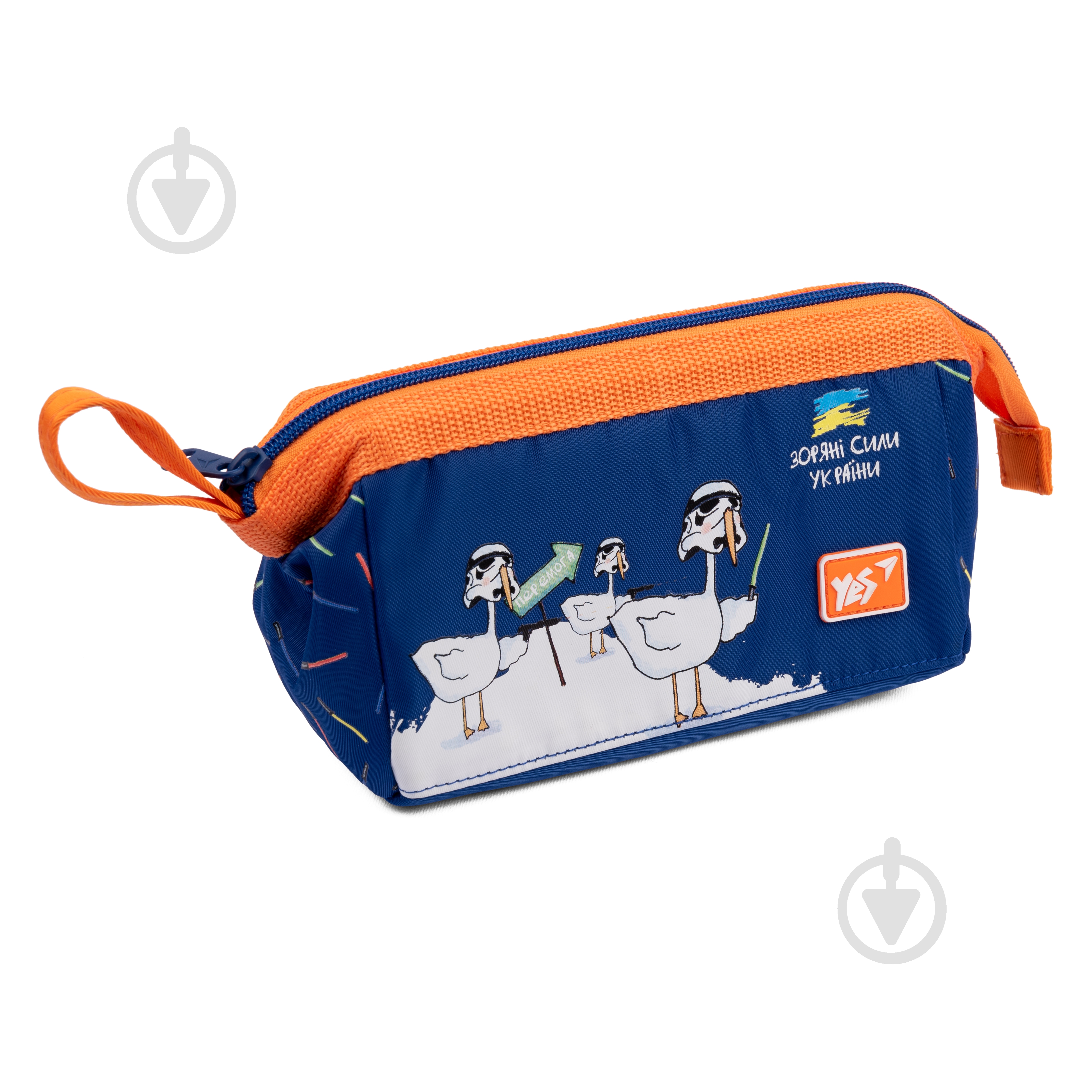 Пенал PH-26-1 Гусь YES синий - фото 1