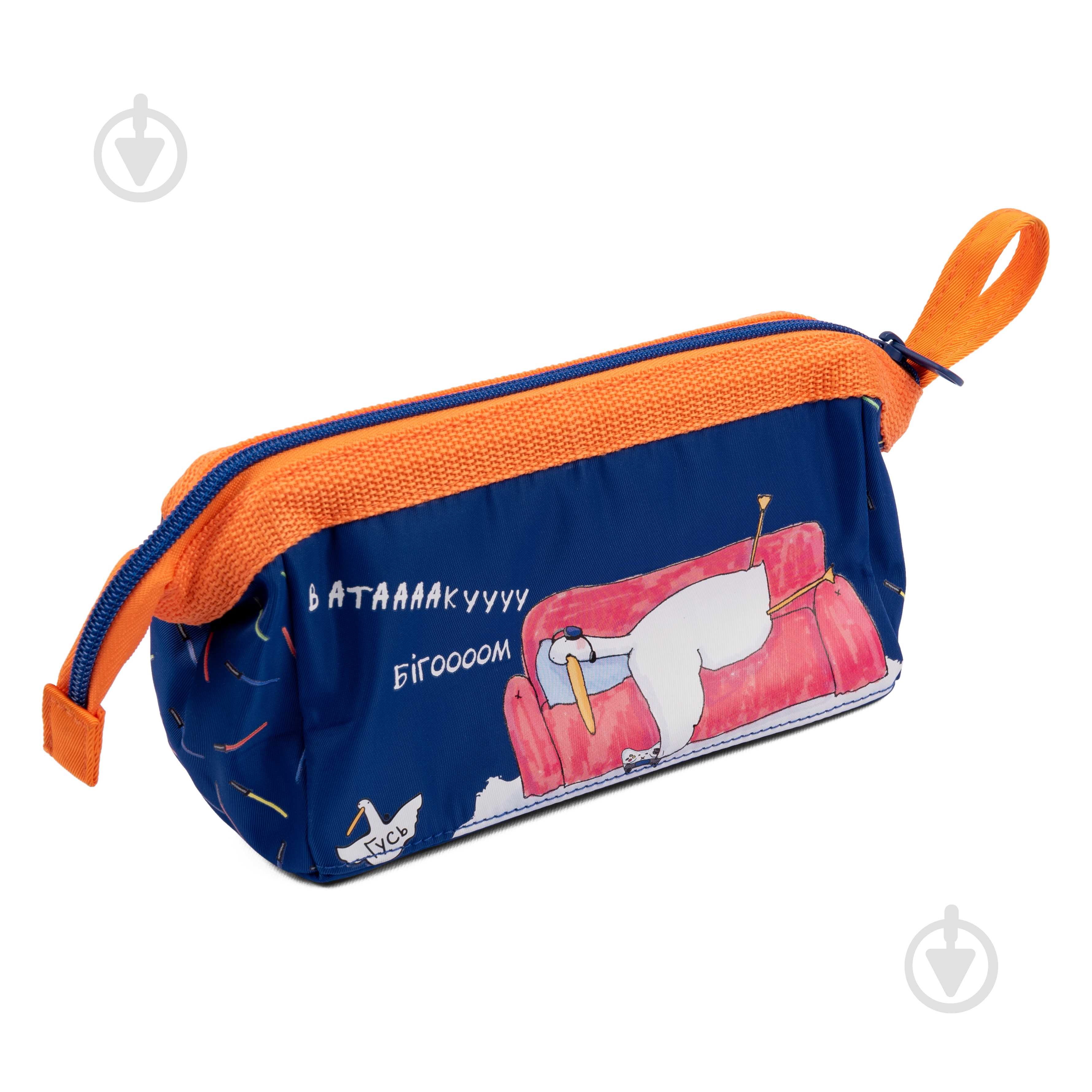 Пенал PH-26-1 Гусь YES синий - фото 2