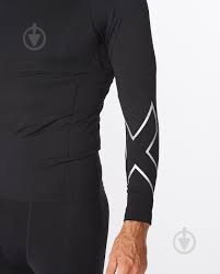 Футболка Ignition Comp Long Sleeve MA6404a_BLK/SIL р.S черный - фото 3