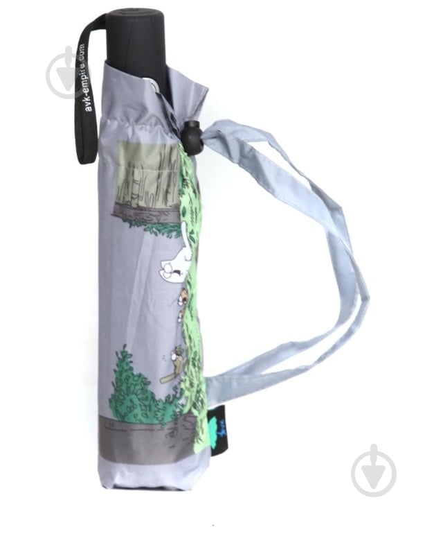 Зонт AVK 108-3 серый - фото 3