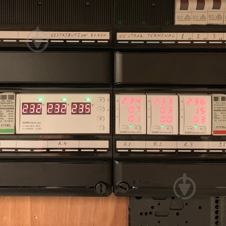 Реле мультифункциональное ZUBR MF2-40 red (40 А, 8 800 ВА) - фото 7