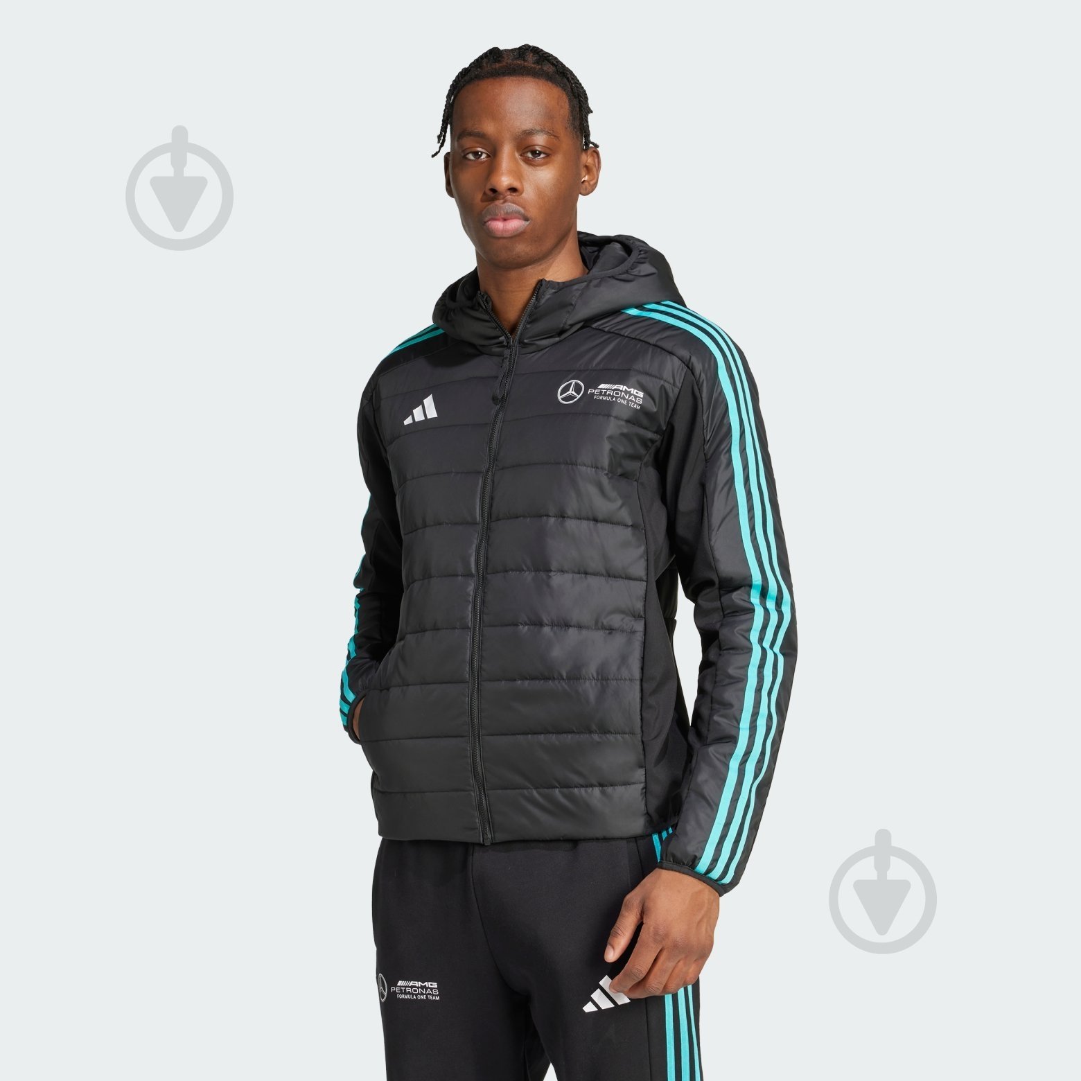 Куртка мужская демисезонная Adidas MER DNA PFJKT M JV5433 р.L черная - фото 1