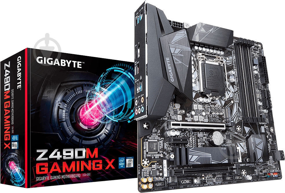 Материнська плата Gigabyte Z490M (Socket 1200, Intel Z490, mirco ATX) - фото 1