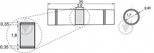 Трубка термоусадочная Аско-Укрем ТГ-11 A0150040080 - фото 2