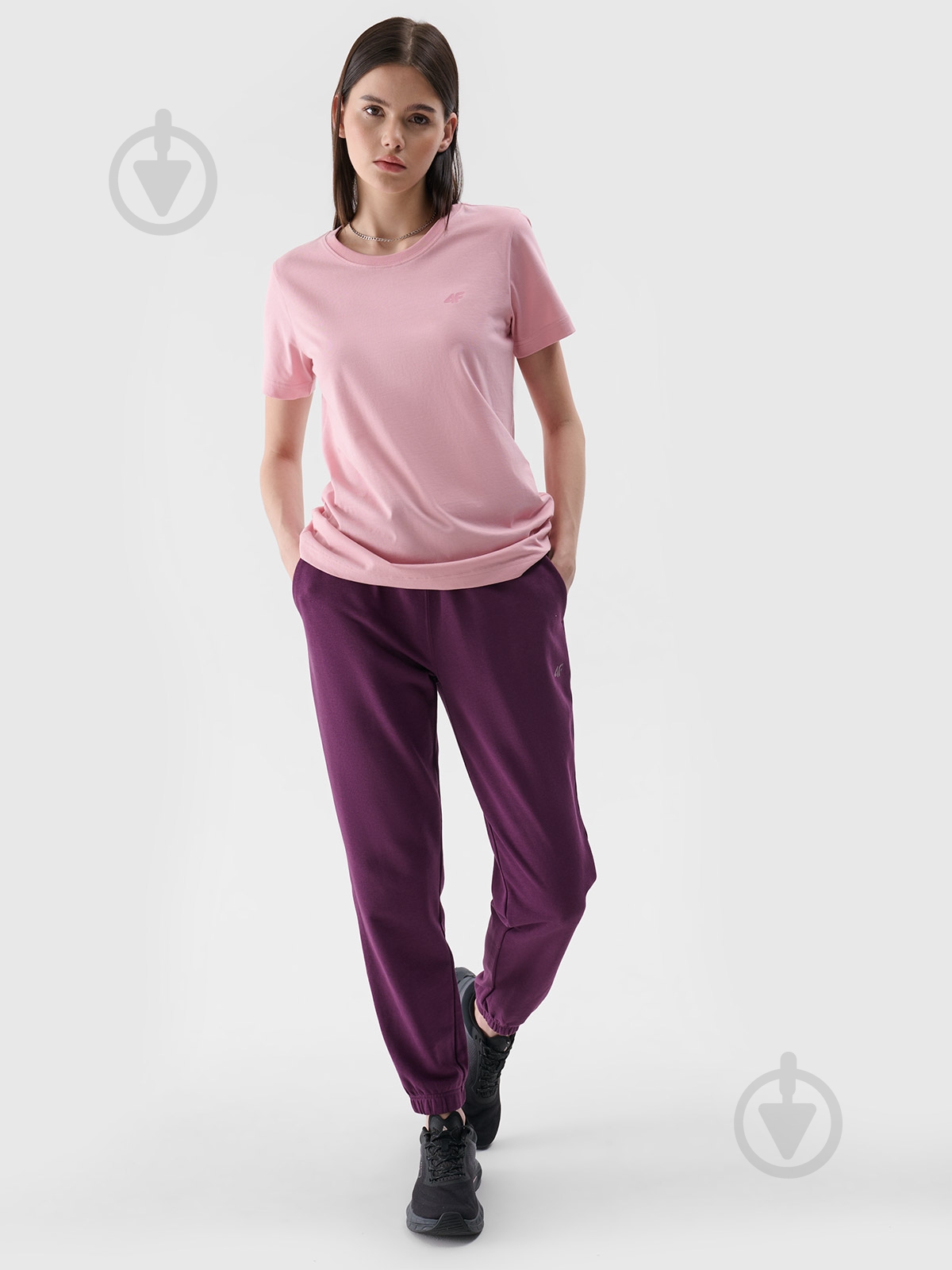 Футболка 4F р.S розовый - фото 2