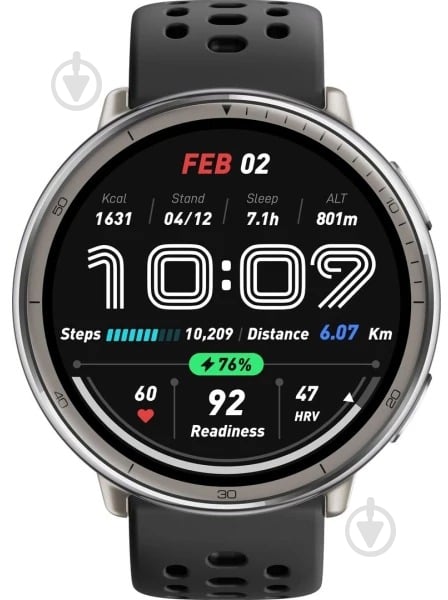 Смарт-часы Amazfit Active 2R Sport black (1135484) - фото 1