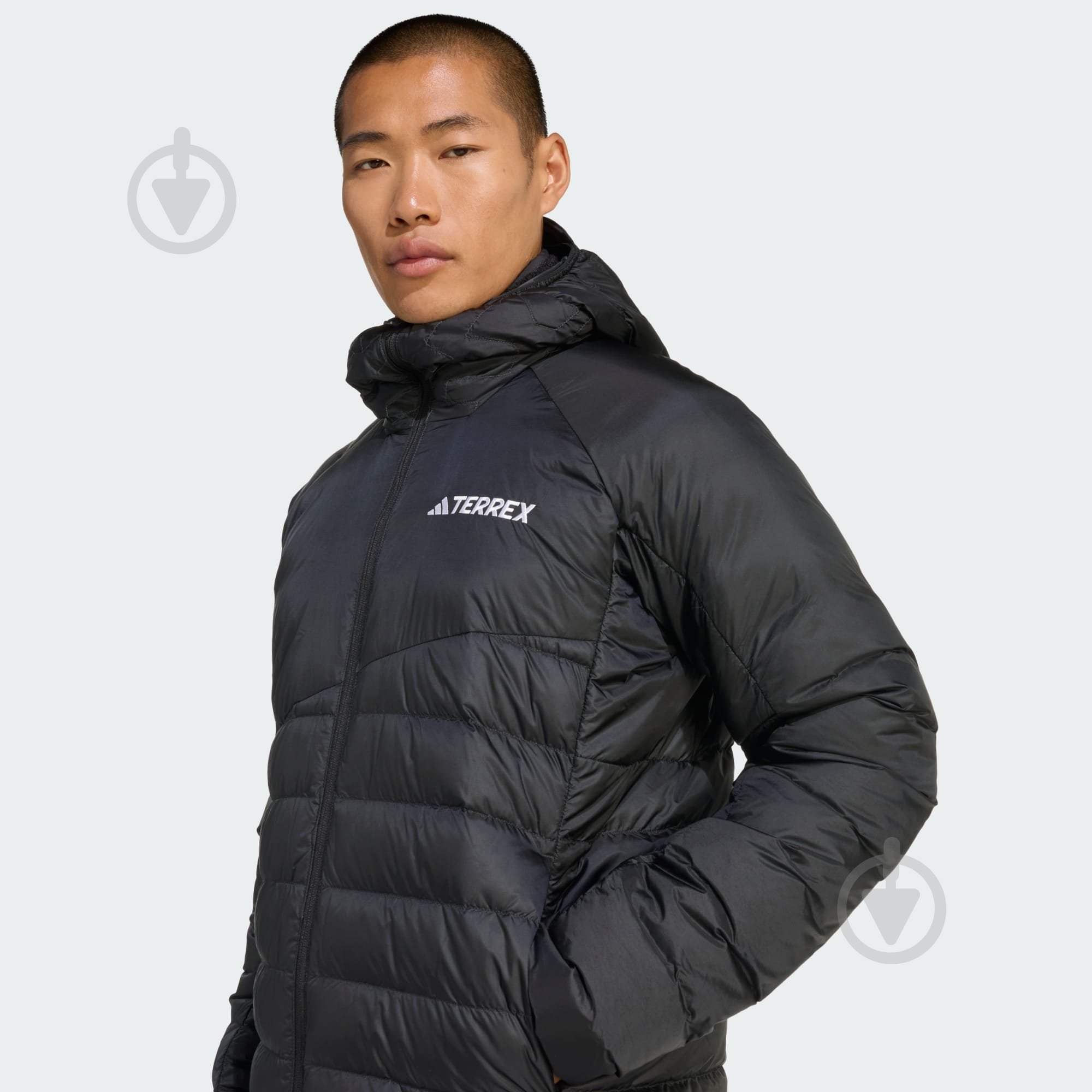 Пуховик чоловічий зимовий Adidas Xpr Down J JL5563 р.L чорний - фото 3 Пуховик чоловічий зимовий Adidas Xpr Down J JL5563 р.L чорний - фото 3