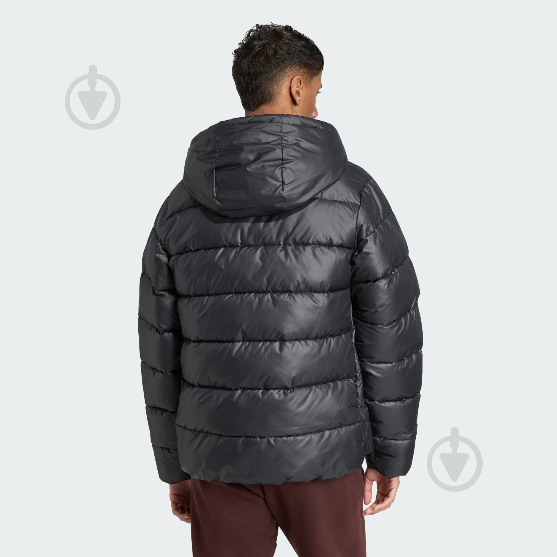 Пуховик чоловічий зимовий Adidas Ess Sd Puf Hd J JX7787 р.L чорний - фото 2