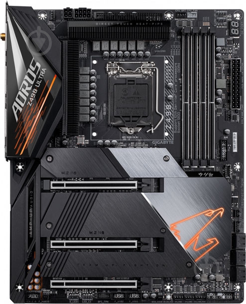 Материнська плата Gigabyte Z490 AORUS ULTRA (Socket 1200, Intel Z490, ATX) - фото 2
