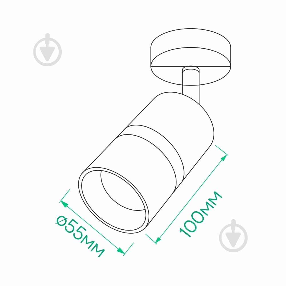 Светильник накладной поворотный ARDERO GU10 черный/хром ML312-1 b - фото 3 Светильник накладной поворотный ARDERO GU10 черный/хром ML312-1 b - фото 3