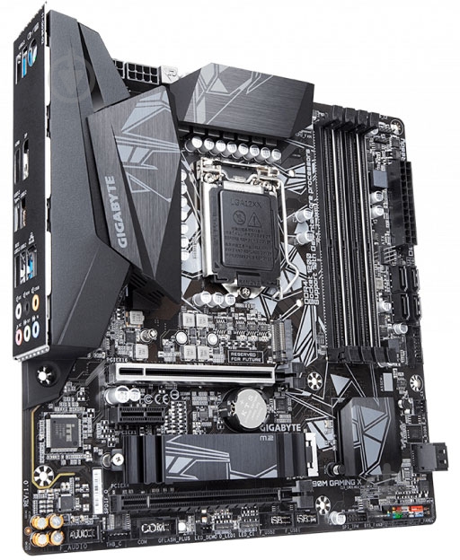 Материнская плата Gigabyte Z490M GAMING X (Socket 1200, Intel Z490, mirco ATX) - фото 3 Материнская плата Gigabyte Z490M GAMING X (Socket 1200, Intel Z490, mirco ATX) - фото 3