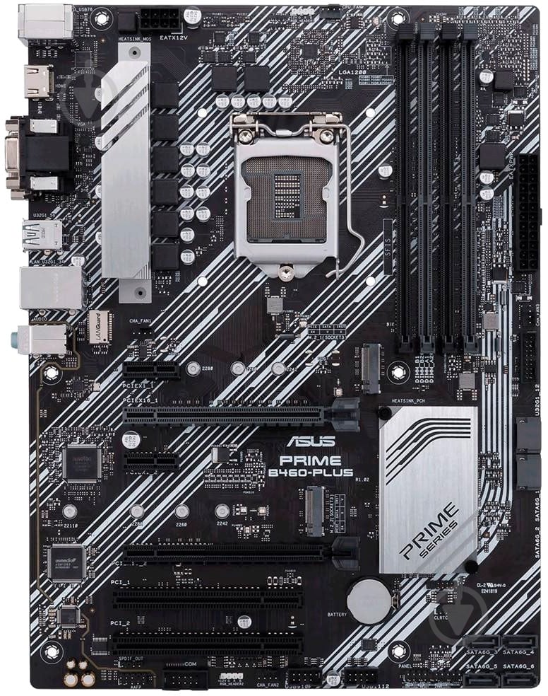 Материнская плата Asus PRIME B460-PLUS (Socket AM4, AMD B450, ATX) - фото 2