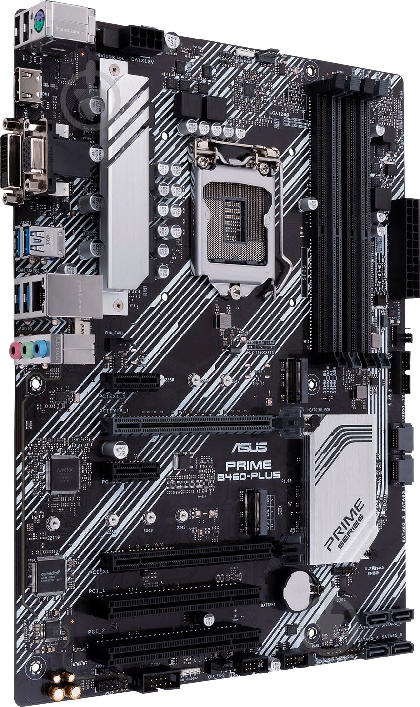 Материнская плата Asus PRIME B460-PLUS (Socket AM4, AMD B450, ATX) - фото 3