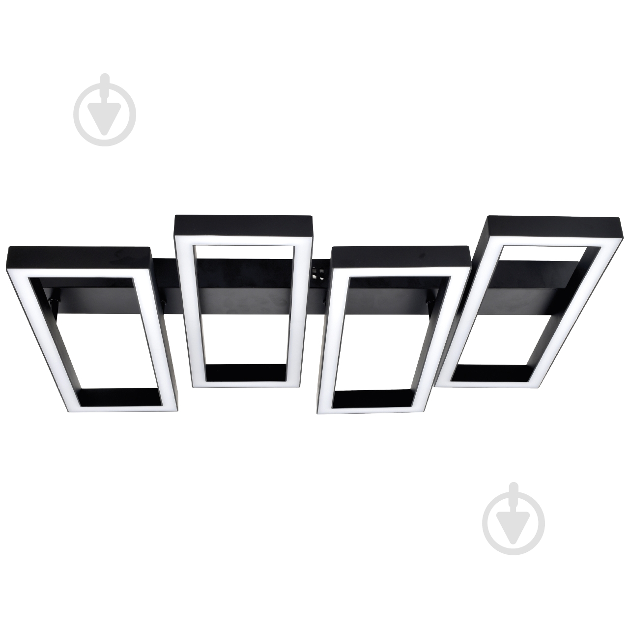 Люстра світлодіодна V-WATT RIKDOM-CL 4x75 Вт чорний - фото 1