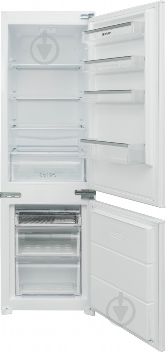 Встраиваемый холодильник Sharp SJ-B1243M01X-UA - фото 4 Встраиваемый холодильник Sharp SJ-B1243M01X-UA - фото 4