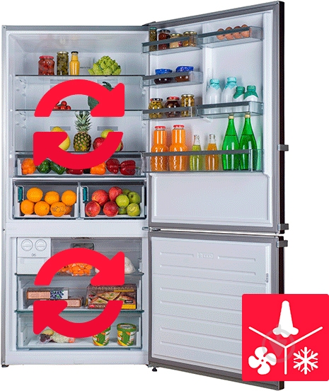 Встраиваемый холодильник Sharp SJ-B1243M01X-UA - фото 9 Встраиваемый холодильник Sharp SJ-B1243M01X-UA - фото 9