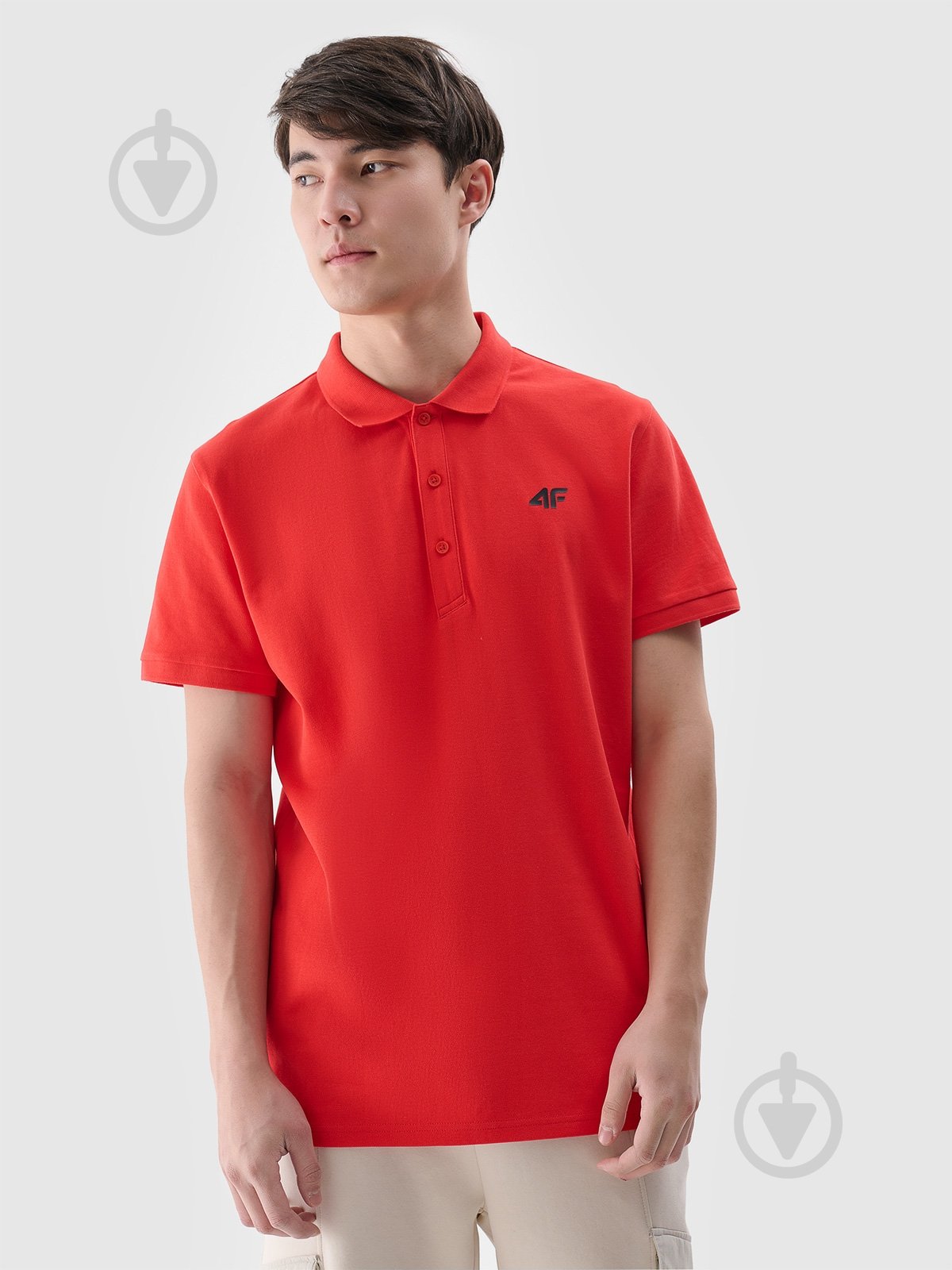 Поло 4F р.L красный - фото 1