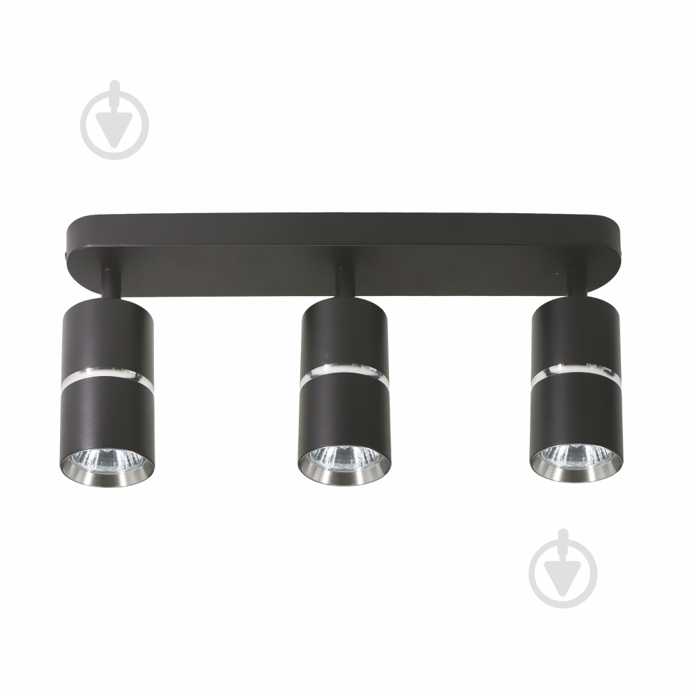 Світильник накладний поворотний ARDERO 3xGU10 чорний/хром ML312-3 b - фото 2