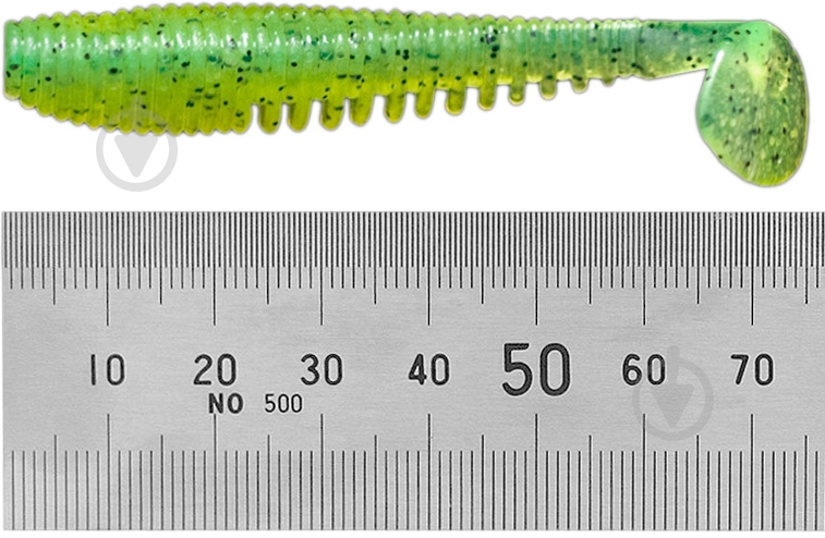 Виброхвост Basic Lures Sovereign 75 мм 6 шт. 3.0" (402) - фото 2 Виброхвост Basic Lures Sovereign 75 мм 6 шт. 3.0" (402) - фото 2