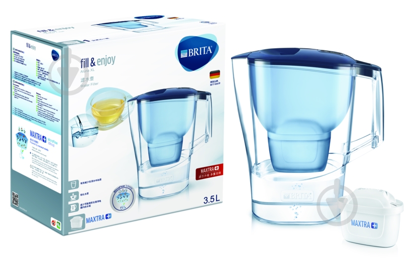 Фильтр-кувшин BRITA Aluna XL МХ+ синий - фото 1