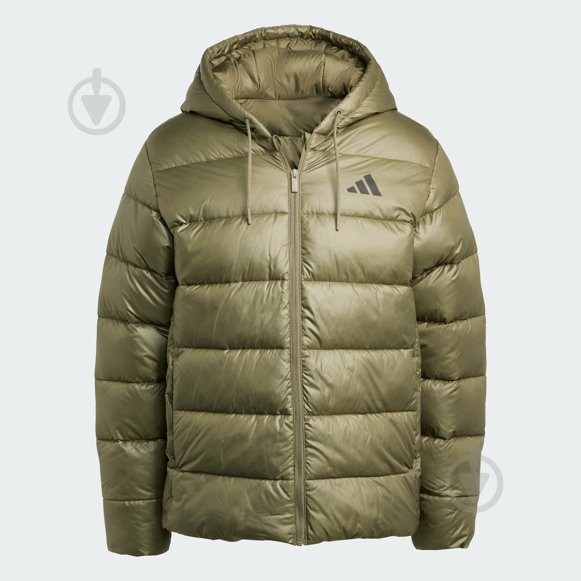 Пуховик чоловічий зимовий Adidas Ess Sd Puf Hd J JW2979 р.M хакі - фото 6
