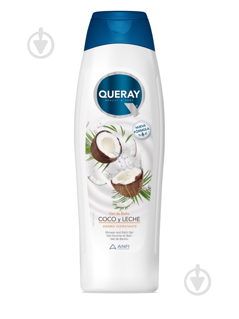 Гель для душа QUERAY Кокос 750 мл - фото 1