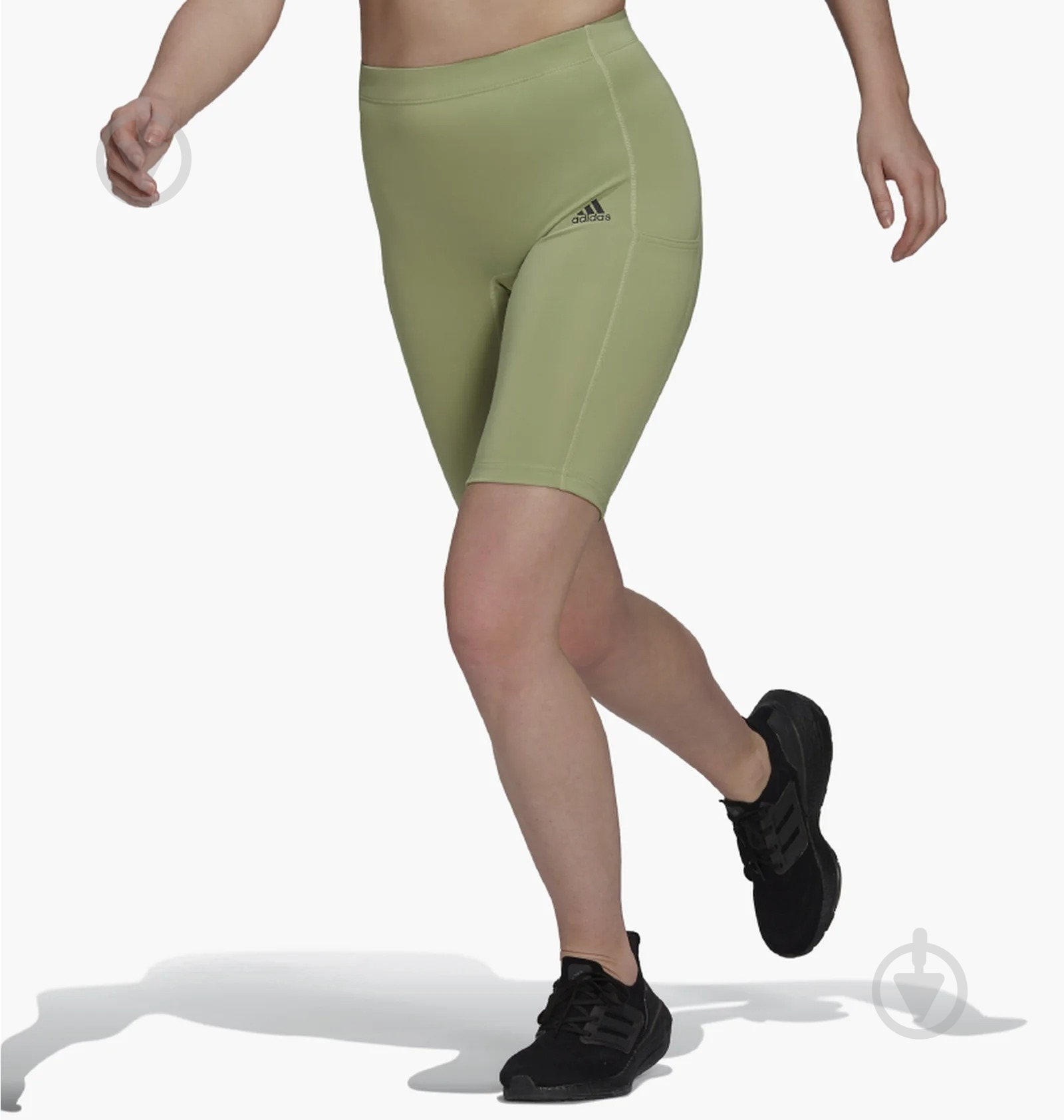 Шорты Adidas HB9234 р.XL зеленый - фото 2