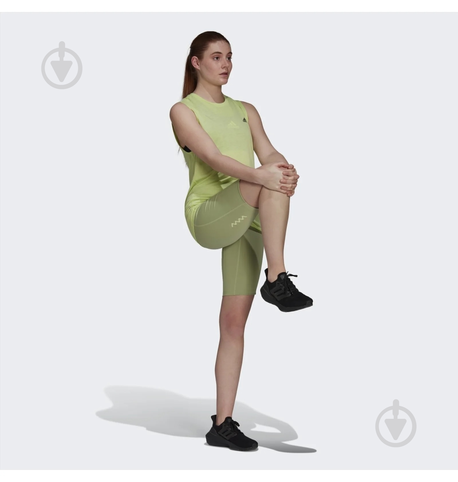 Шорты Adidas HB9234 р.XL зеленый - фото 5
