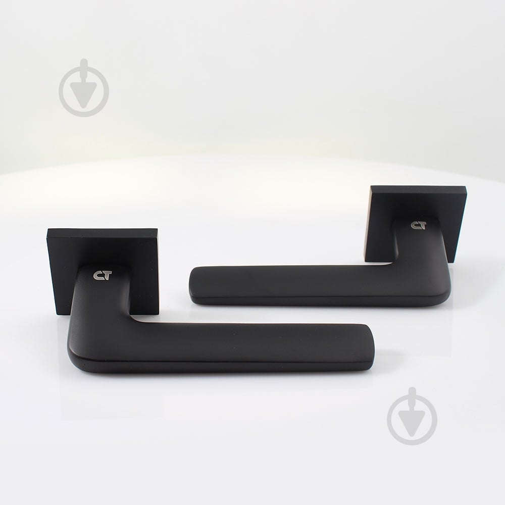 Ручка на розетке Comit Nox Q матовый черный - фото 3