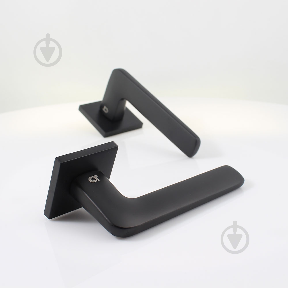 Ручка на розетке Comit Nox Q матовый черный - фото 2