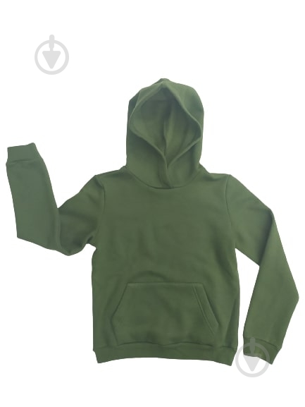 Худи унисекс Роза р.164 оливковый - фото 1