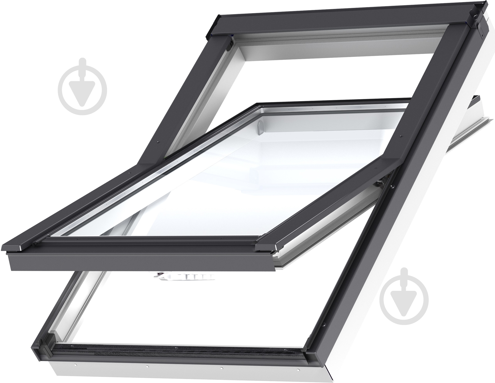 Вікно мансардне Velux Оптіма 66x118 GLP FR06 0073BIS нижнє відкривання - фото 1 Вікно мансардне Velux Оптіма 66x118 GLP FR06 0073BIS нижнє відкривання - фото 1