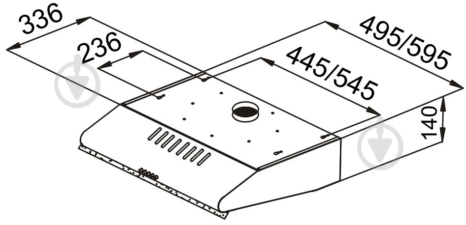 ВИТРИНА! Вытяжка Pyramida WHX 60 BL - фото 2 ВИТРИНА! Вытяжка Pyramida WHX 60 BL - фото 2