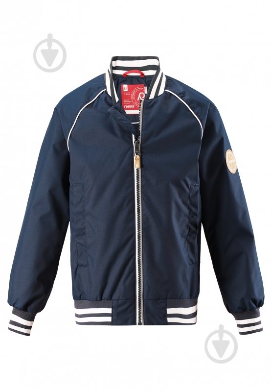 Бомбер Reima 521535-6980 синій - фото 1 Бомбер Reima 521535-6980 синій - фото 1