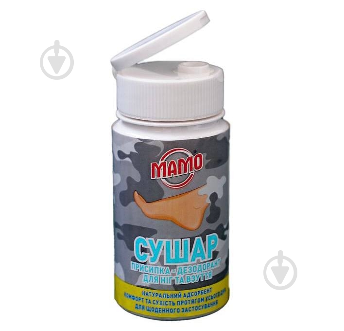 Присипка-дезодорант МАМО Сушар 100 мл для ног и обуви - фото 2