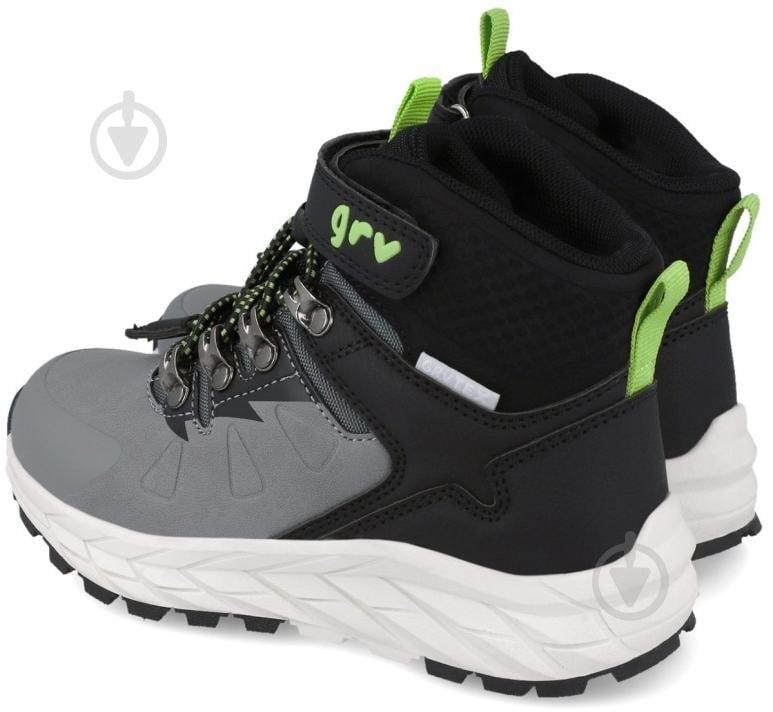 Ботинки для мальчиков GARVALIN 251528 р.33 серый с черным - фото 2