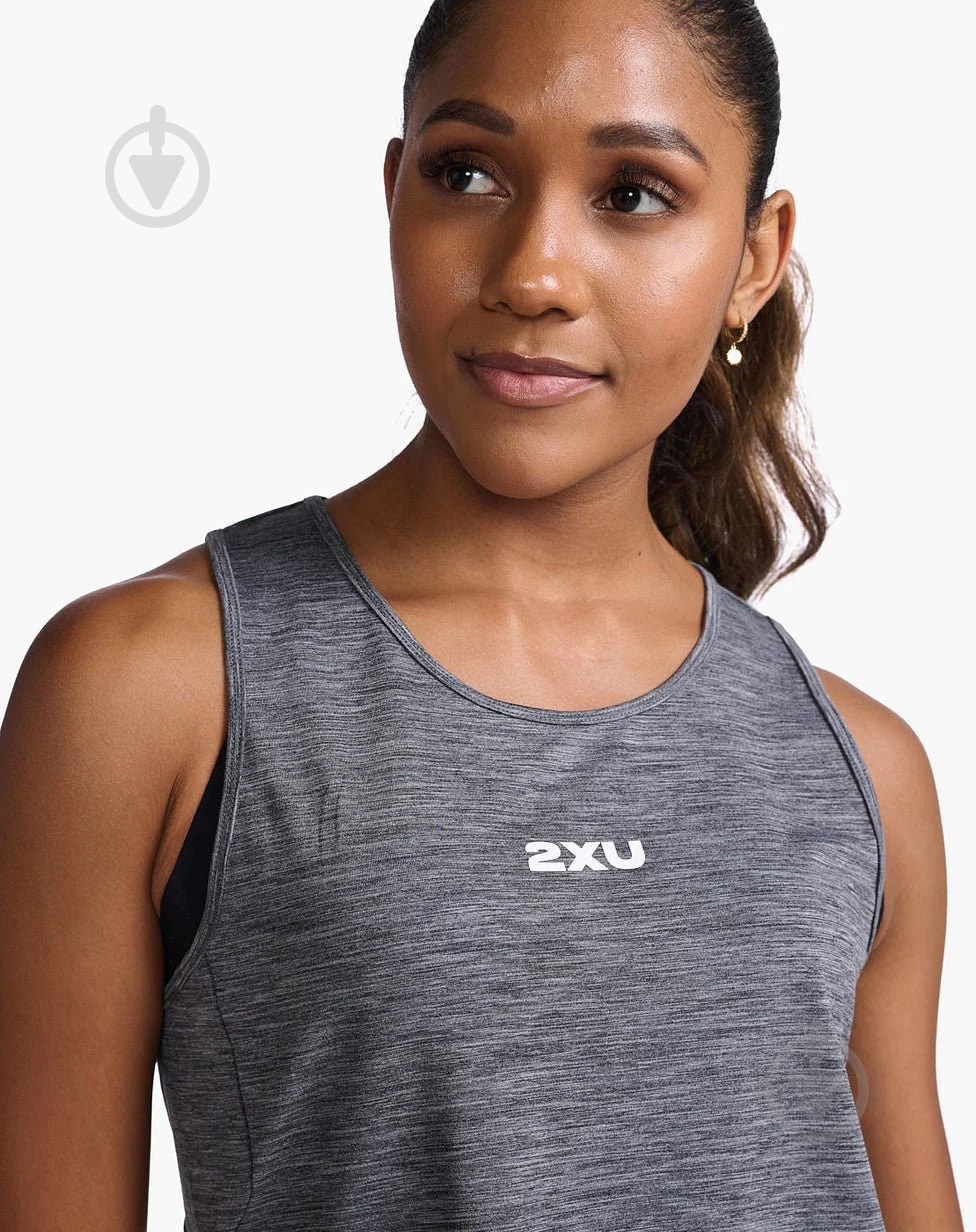 Майка 2XU Motion Tank WR7191a_HBM/WHT р.XL сірий - фото 5