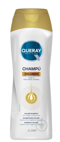 Шампунь QUERAY ОБЄМ 400 мл - фото 1