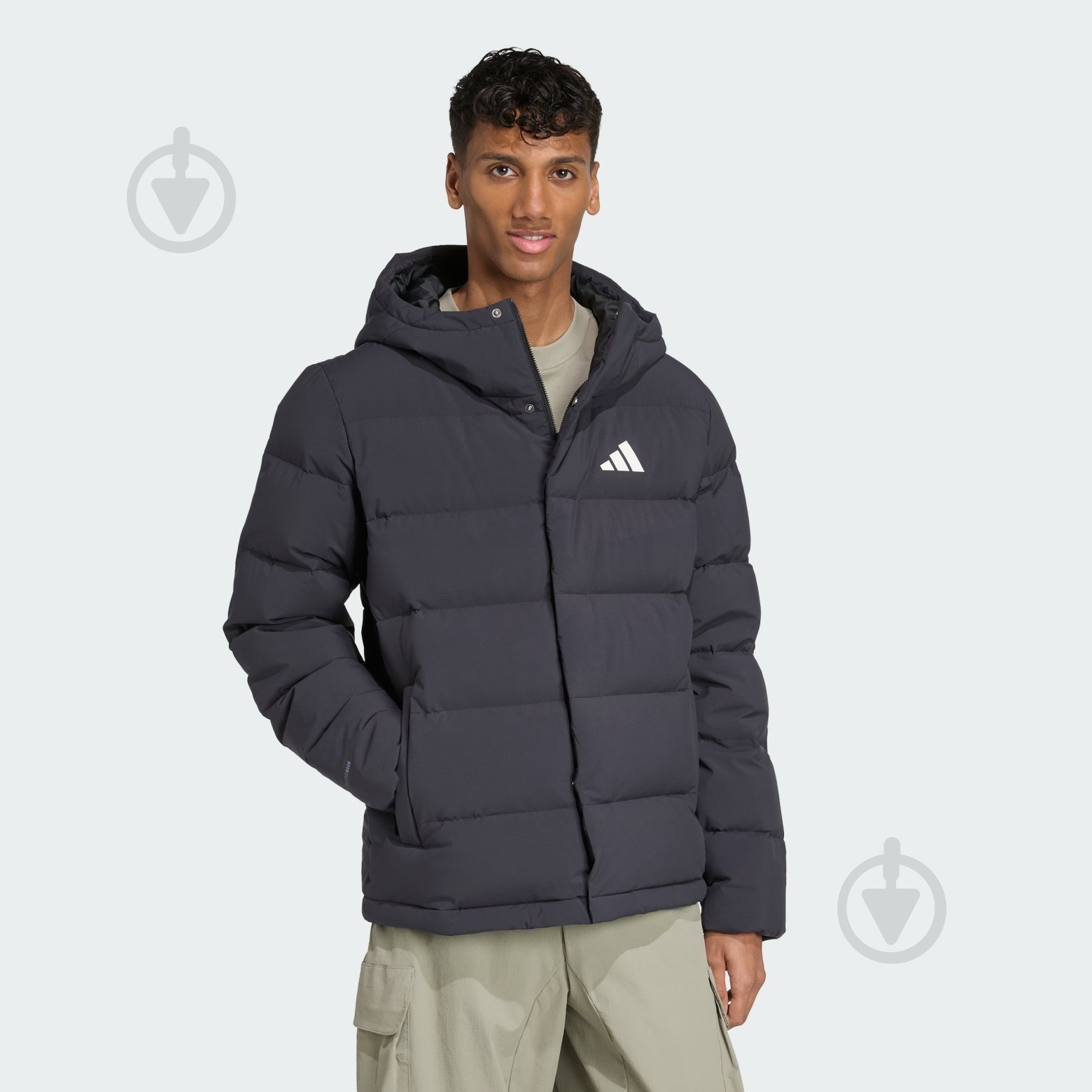 Пуховик мужской зимний Adidas HELIONIC HD JKT JN2099 р.M черный - фото 3 Пуховик мужской зимний Adidas HELIONIC HD JKT JN2099 р.M черный - фото 3
