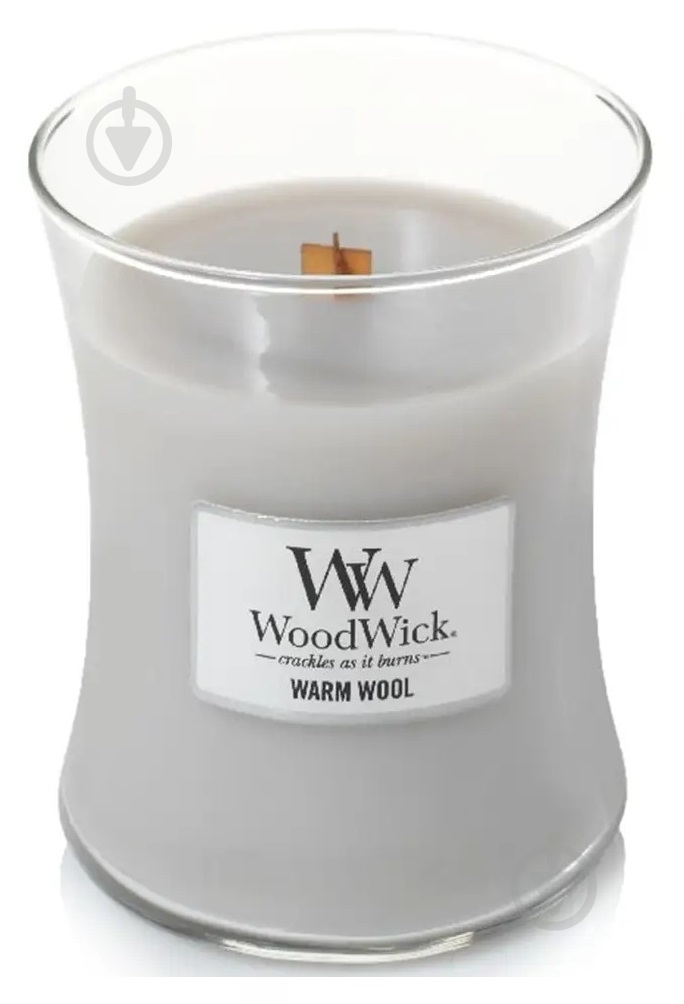 Свічка ароматична Woodwick Mini Warm Wool (Тепла Шерсть) 85г - фото 2 Свічка ароматична Woodwick Mini Warm Wool (Тепла Шерсть) 85г - фото 2
