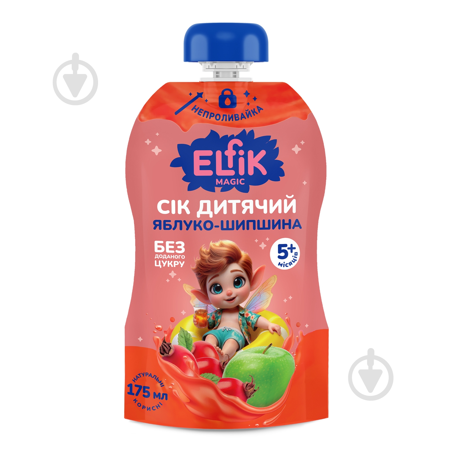 Сік Elfik Яблуко-шипшина Magic д/п 175 мл - фото 1