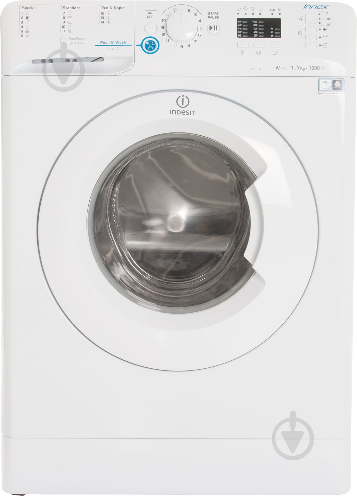 Стиральная машина Indesit XWA 71051 W EU - фото 1 Стиральная машина Indesit XWA 71051 W EU - фото 1