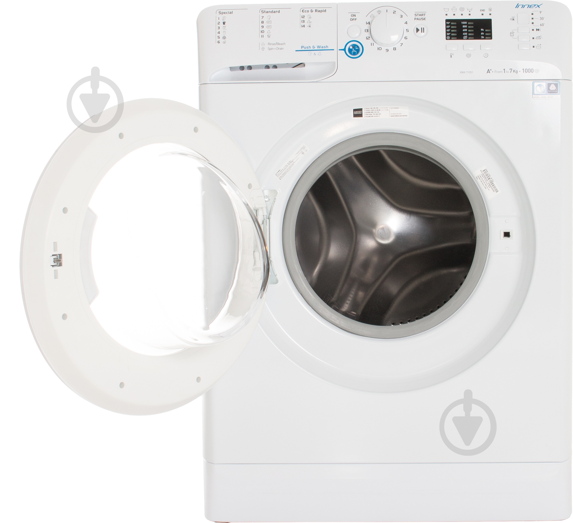 Стиральная машина Indesit XWA 71051 W EU - фото 4 Стиральная машина Indesit XWA 71051 W EU - фото 4