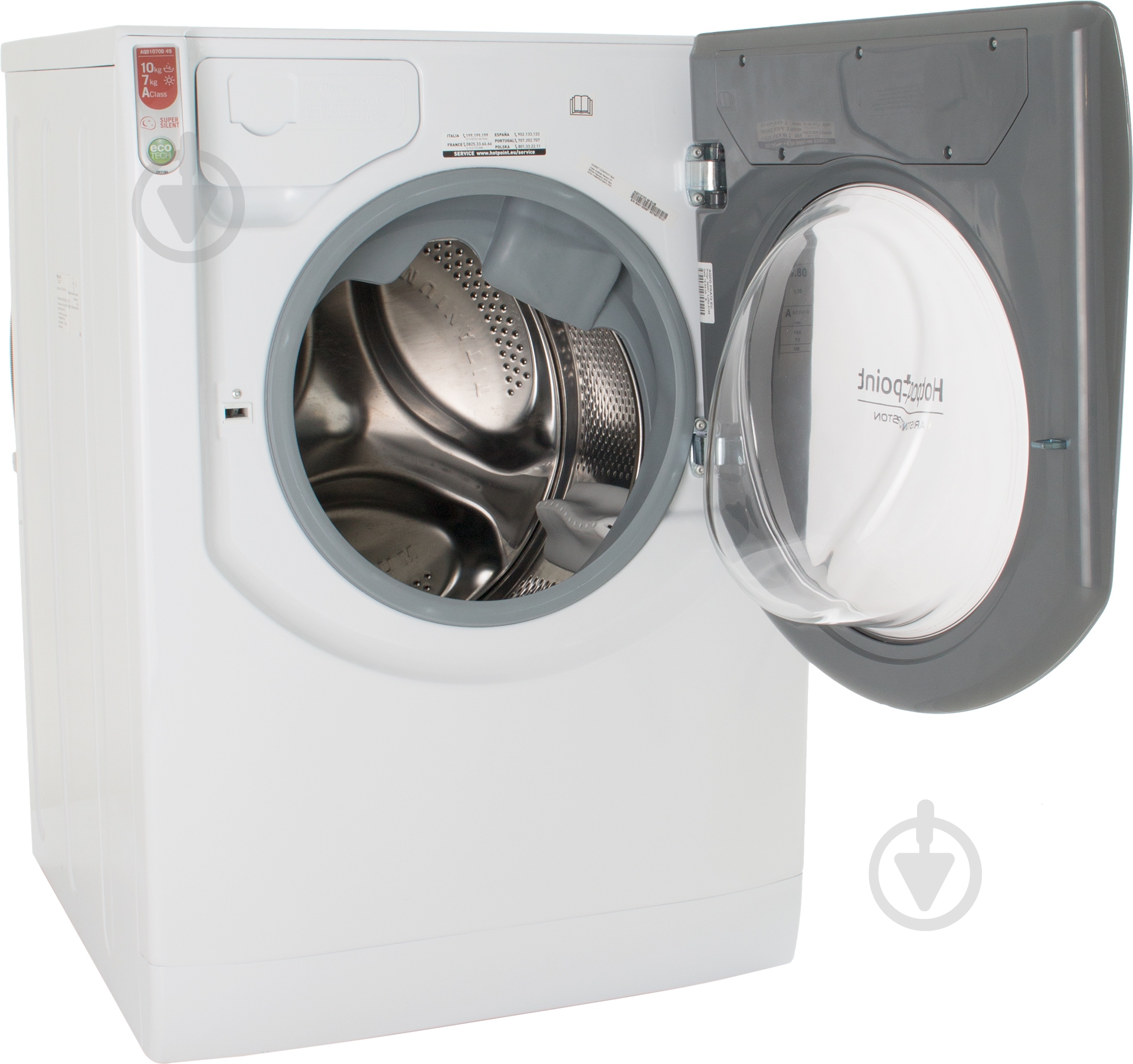 Стиральная машина с сушкой Hotpoint AQD1070D 49 EU/B - фото 5 Стиральная машина с сушкой Hotpoint AQD1070D 49 EU/B - фото 5