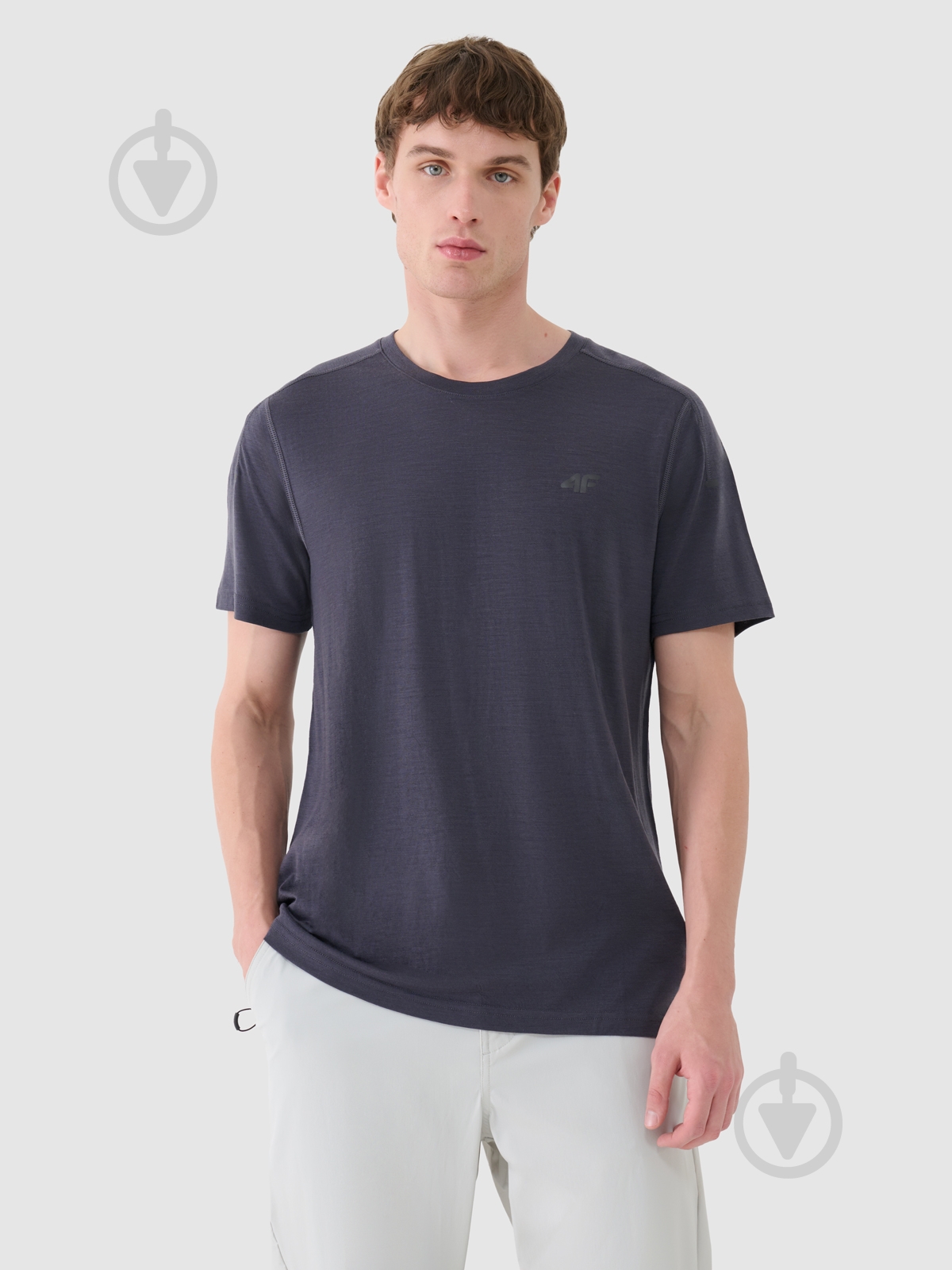 Футболка 4F TSHIRT FNK M1268 р.L серый - фото 1