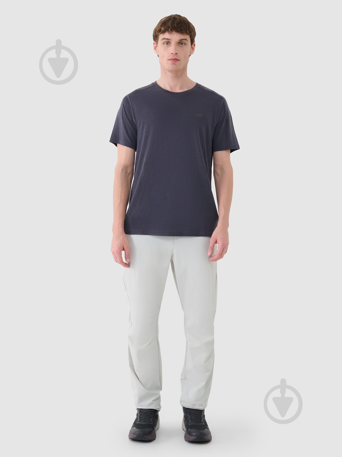 Футболка 4F TSHIRT FNK M1268 р.L серый - фото 5